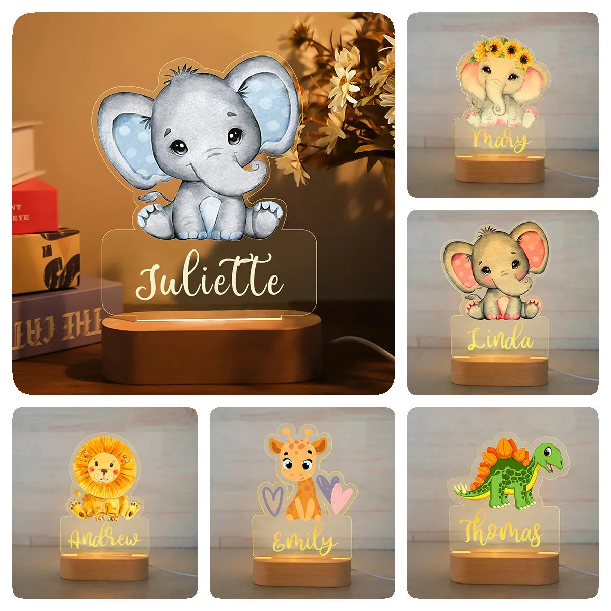 Personalized Children Night Light